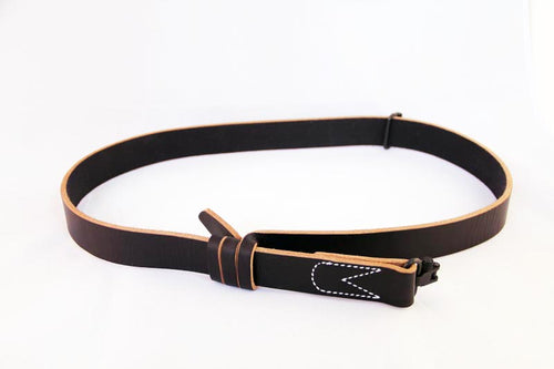 Black 1 1/4 Inch Sling Sewn