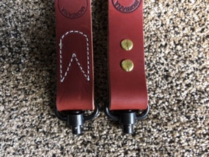 1.25 Inch Sling -BROWN- With Grovtec Flush Mount Swivels